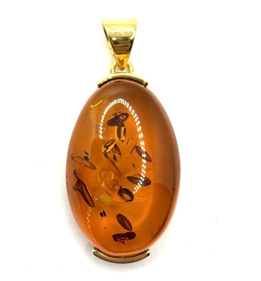 Charm Domar Donna Ambra in Argento Ambra AMBER-CH-21-280 - AMBER-CH-21-280